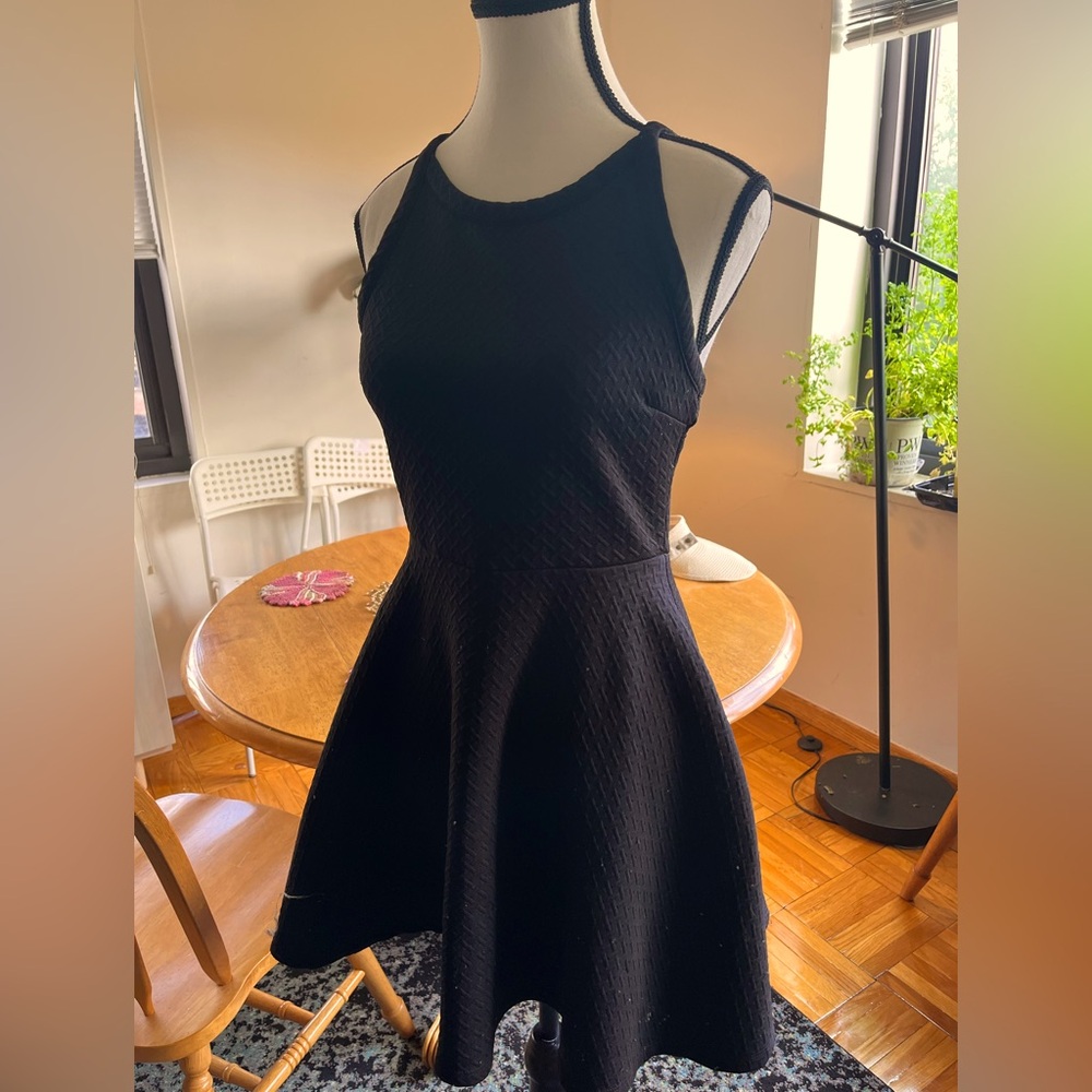 Cute Black Sleeveless Dress